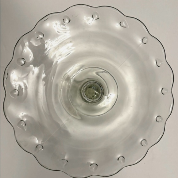Indiana Glass Other - vintage Indiana Glass clear glass Teardrop pattern cake stand